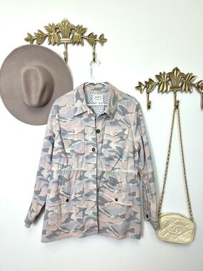 Torrid Women's Pink Camo Utility Jacket xl1X